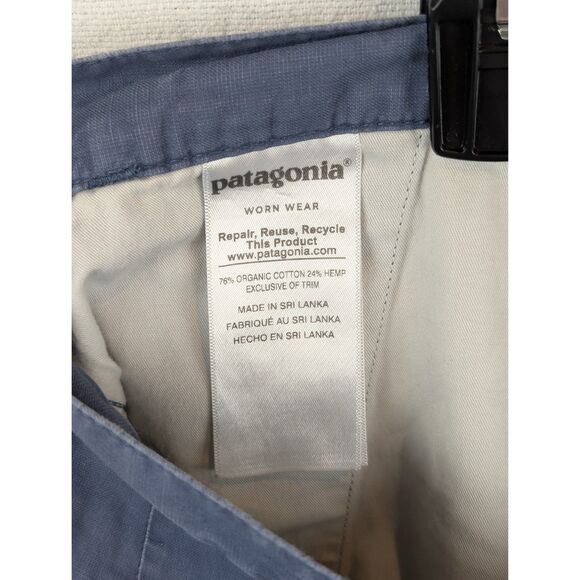 Patagonia Worn Wear Lightweight All Wear Shorts Blue Men's Size 34 - Picture 10 of 11